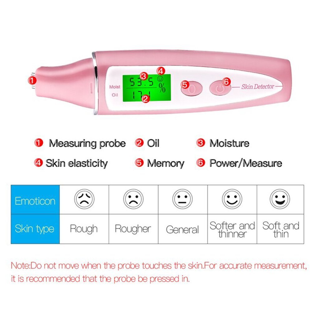 3-in-1 Skin Moisture Content Analyzer/ Tester