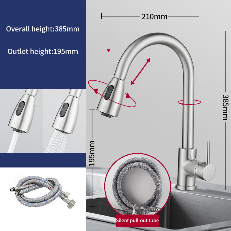 Stainless Steel Retractable Faucet