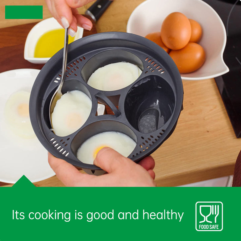 4-Hole Egg Steamer High Temperature Resistant Egg Boiler