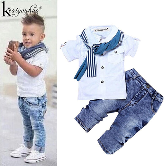 Boys T-shirt & Jeans Set