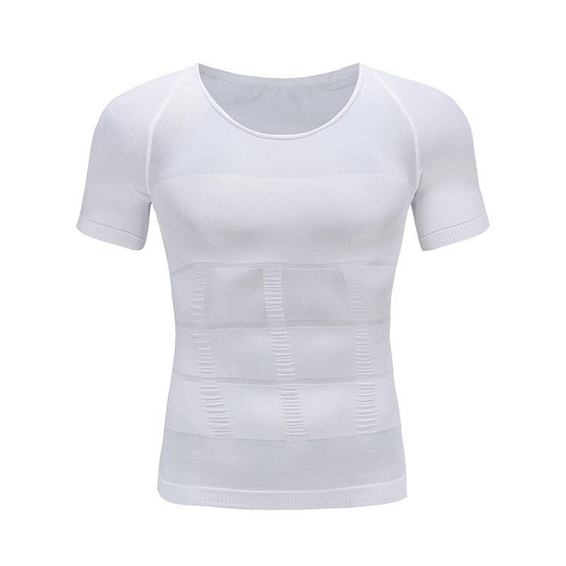 Mens Body Shaper/ Muscle Girdle T-Shirt