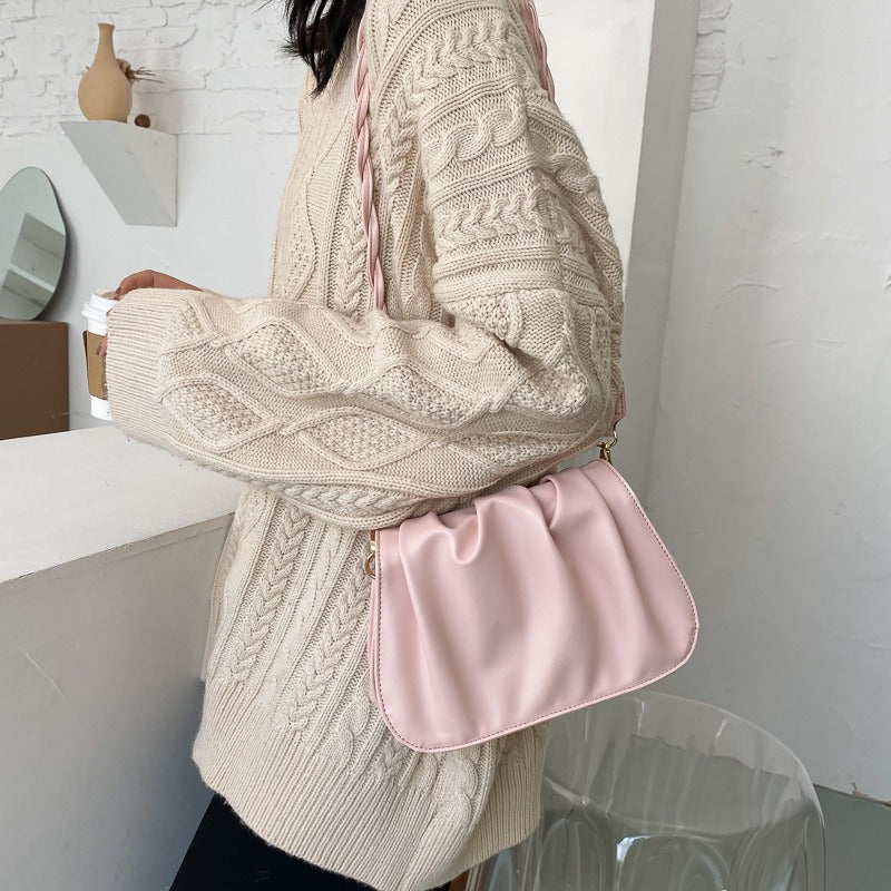 Fairy Pleated Underarm/Shoulder Bag