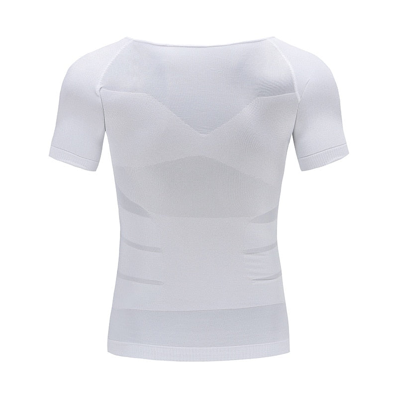 Mens Body Shaper/ Muscle Girdle T-Shirt