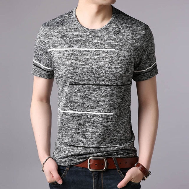 Mens 3 Stripe Design T-Shirt