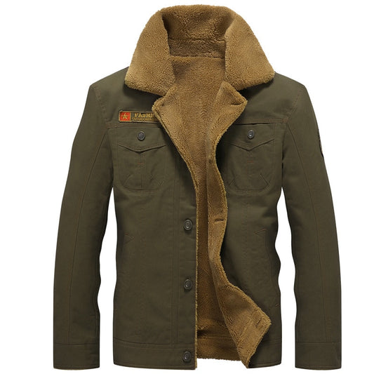 Mens Fleece Pilot Jacket