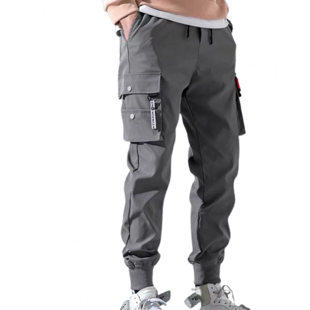 Mens Slim-Fit Cargo Trousers