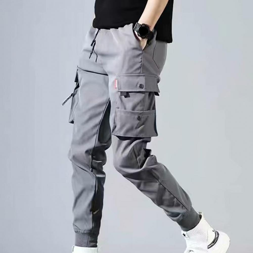 Mens Slim-Fit Cargo Trousers