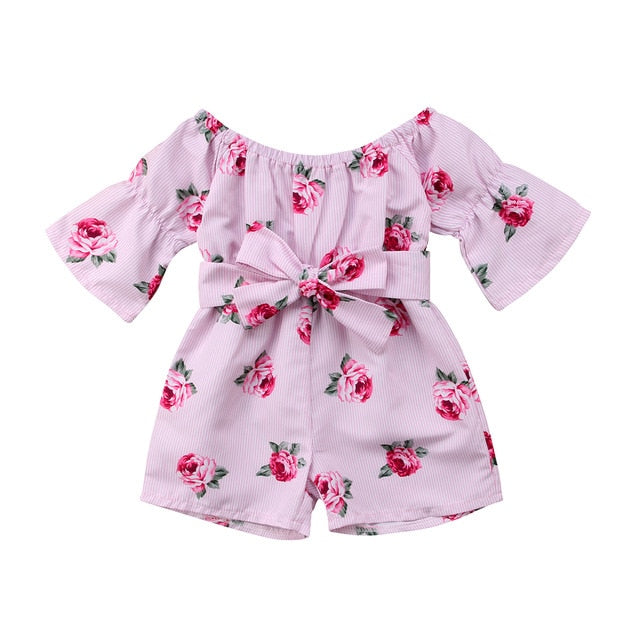 Girls Floral Jumpsuit (6M-5Y)