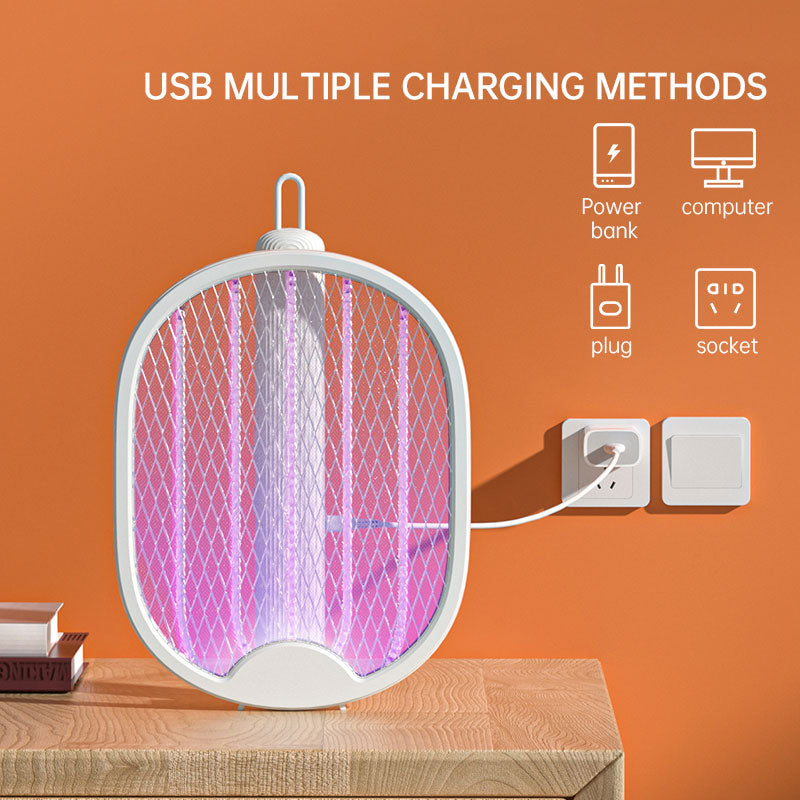 USB Electric Folding Mosquito Swatter