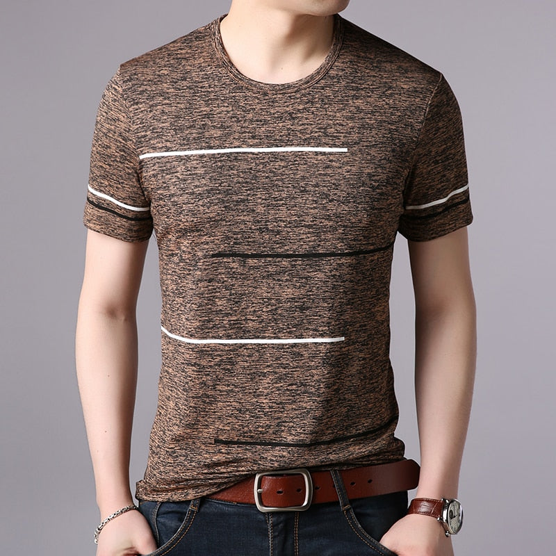 Mens 3 Stripe Design T-Shirt