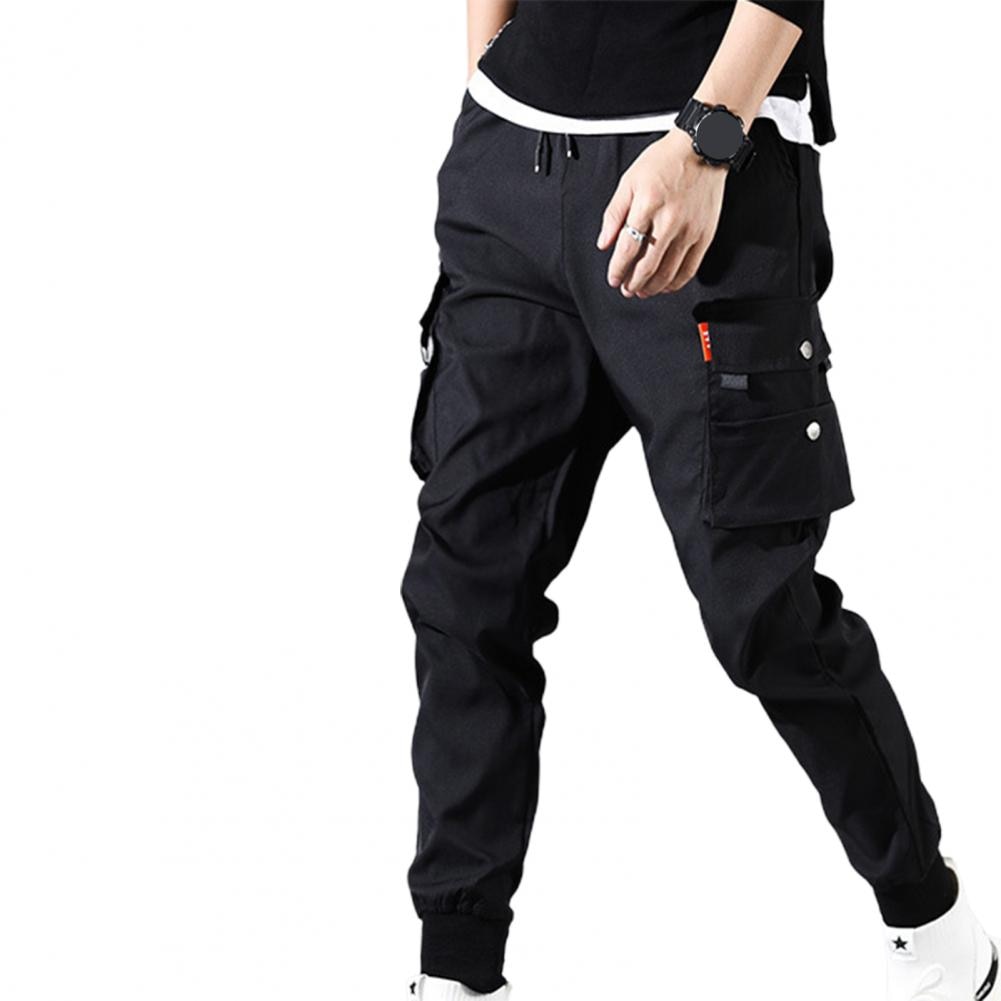 Mens Slim-Fit Cargo Trousers