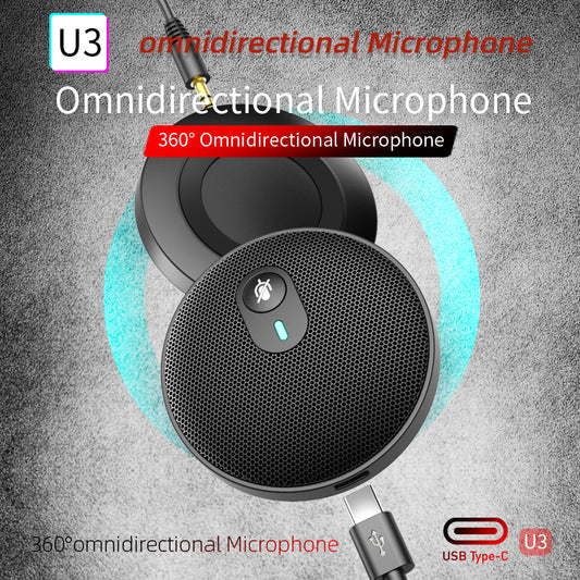 360° USB Omnidirectional Microphone