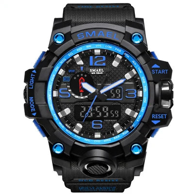 Dual Display Military Quartz Wristwatch