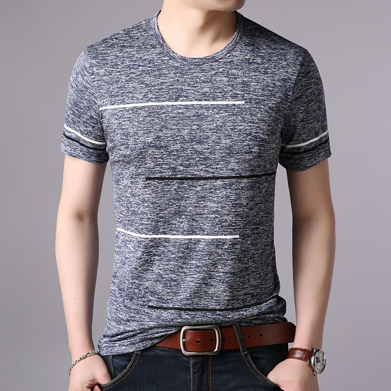 Mens 3 Stripe Design T-Shirt