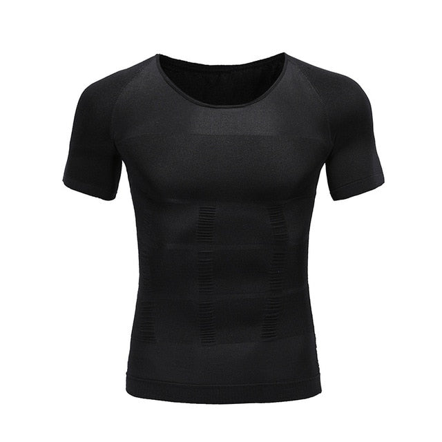 Mens Body Shaper/ Muscle Girdle T-Shirt