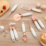 7 Pcs Kitchen Copper Coated Stainless Steel Utensils